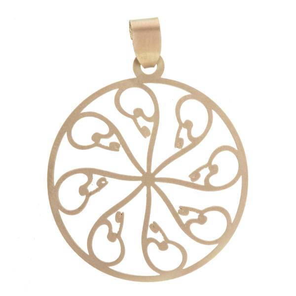 آویز گردنبند طلا 18 عیار پندار گلد مدل AG14، Pendar Gold AG14 Gold Necklace Pendant Plaque