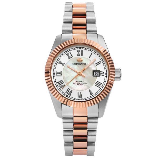ساعت مچی عقربه ای زنانه کوین واچ مدل C110RWH، Coinwatch C110RWH Watch For Women
