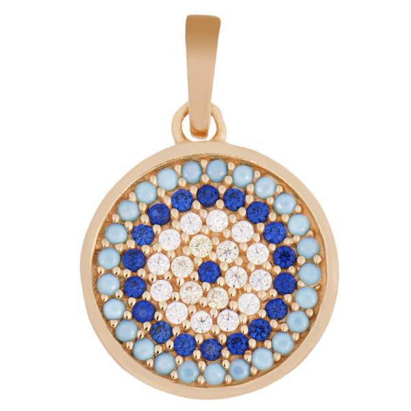 آویز گردنبند طلا 18 عیار زرین مدل AB1105، Zarin AB1105 Gold Necklace Pendant