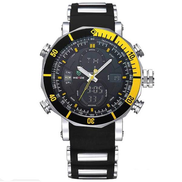 ساعت مچی عقربه ای مردانه وید مدل WH5203-PUB-YELLOW