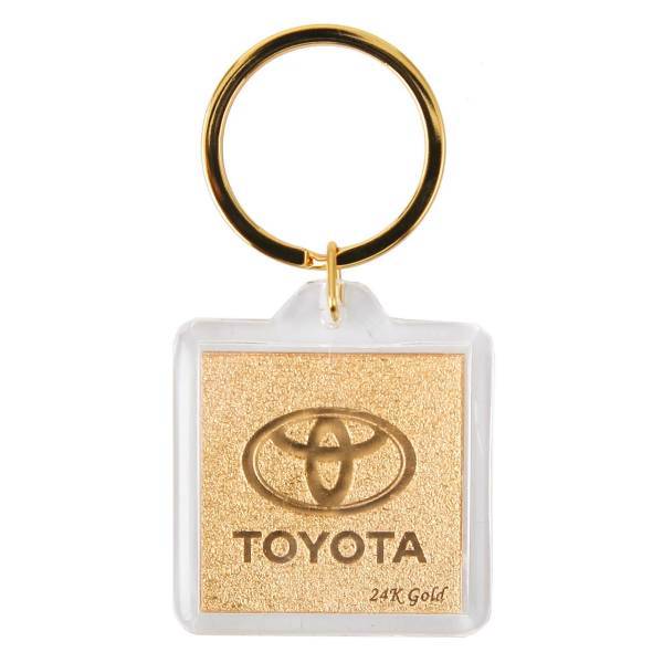 جاسوییچی ورق طلا گالری الون طرح تویوتا کد 198147، Alone Gallery 198047 Toyota Key Ring