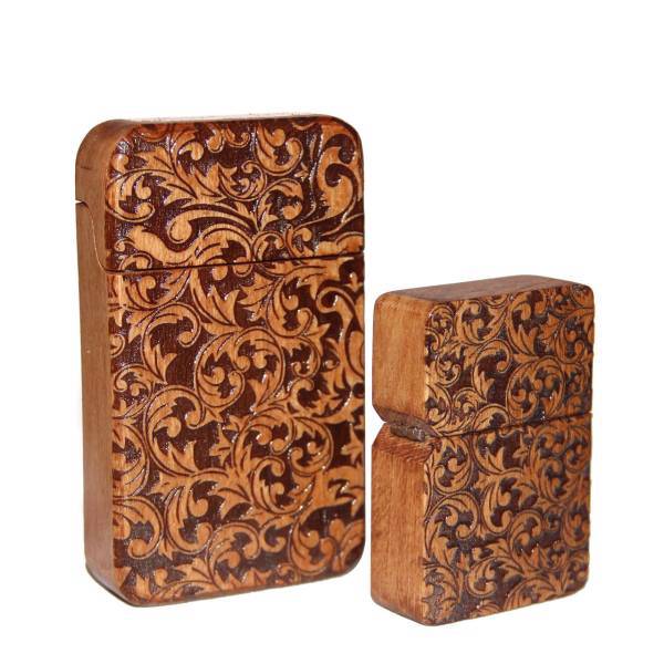ست فندک و جاسیگاری چوبیسم مدلAmartan، Amartan choobism Cigarette Case