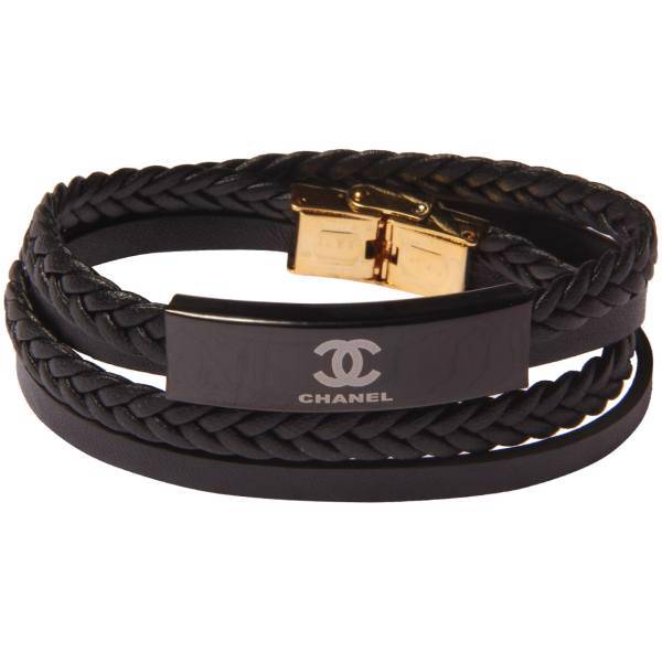 دستبند چرمی مدل 613G-C-1