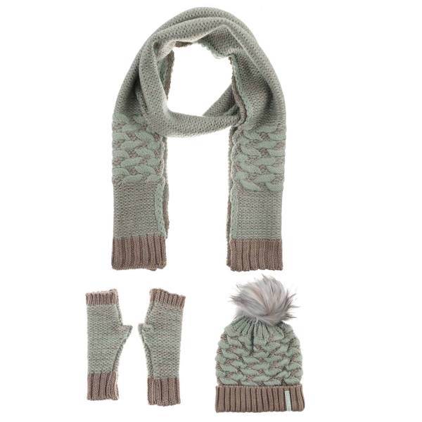ست کلاه، شال و دستکش زنانه فونم مدل 3072، Fonem 3072 Hat Scarf and Gloves Set For Women