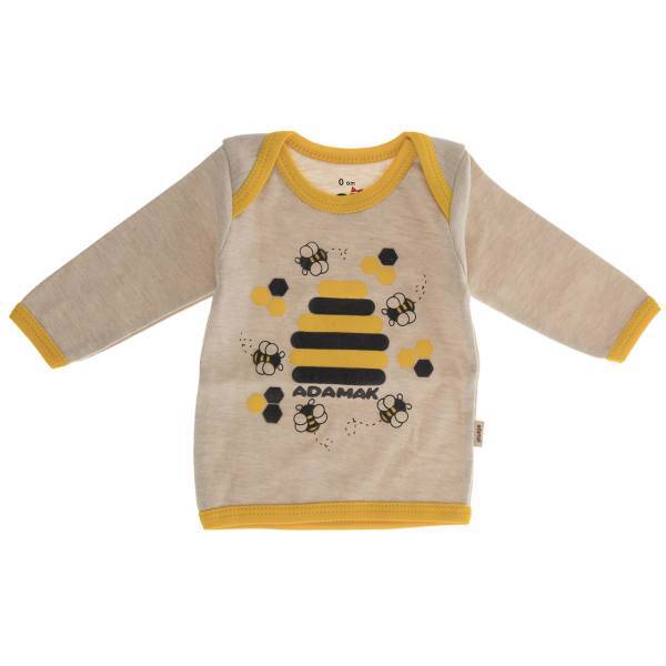 تی شرت آستین بلند نوزادی آدمک مدل Bee، Adamak Bee Baby T Shirt With Long Sleeve