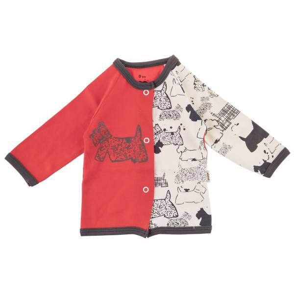 تونیک نوزادی آدمک مدل Dog Red، Adamak Dog Red Baby Tunic