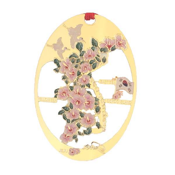 آویز گردنبند طرح نقشه کره مدل KR20