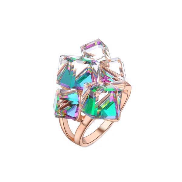 انگشتر ایزابلا مدل کریستال سبز، Izabella Green Crystal Ring