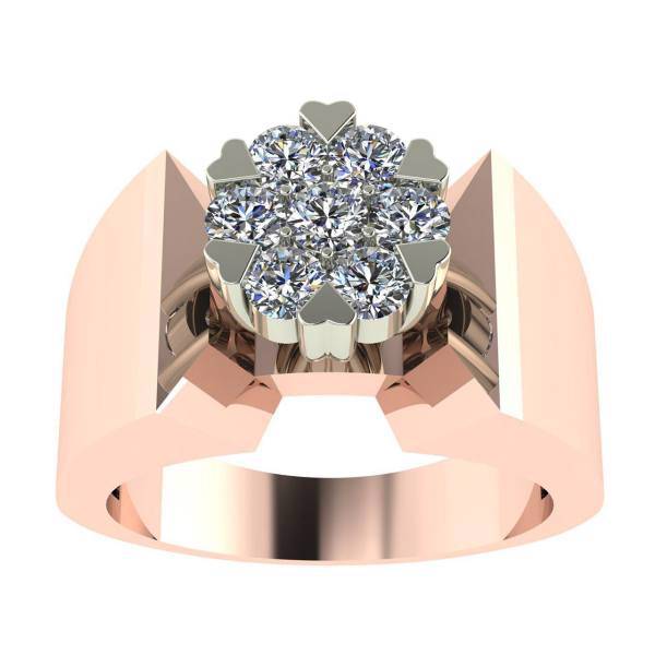 انگشتر طلا 18 عیار اونیکست مدل Flower 2276، Onixset 2276 Flower Gold Ring