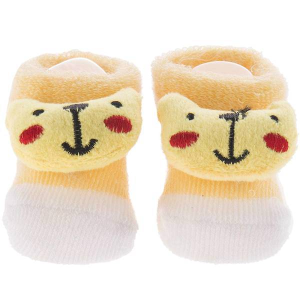 جوراب عروسکی بیبی ساکس طرح گربه، Baby Socks Cat Puppet Footwear