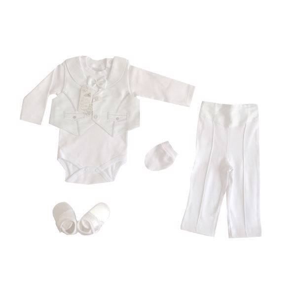 ست لباس نوزادی بی بی بادم مدل پسرانه 22341، Baby badem Model 22341 Boy Baby Clothing Set