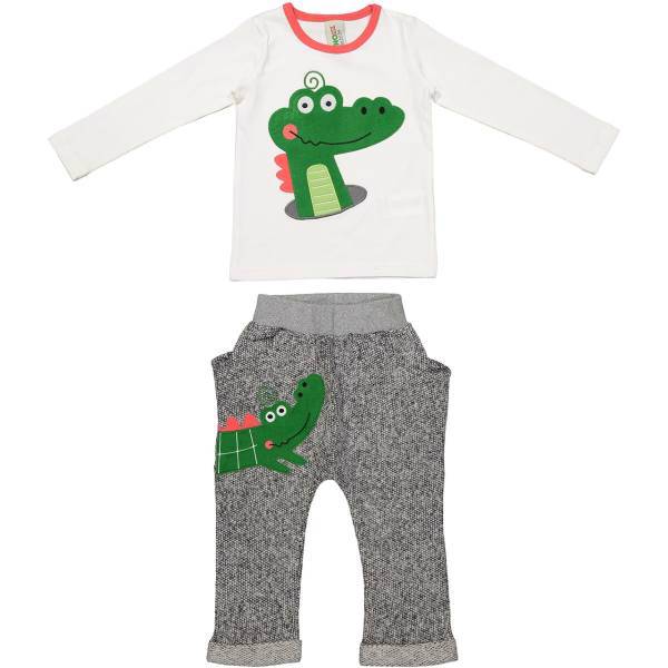 ست لباس پسرانه دینو مدل 14KTK-TMSHBAG، Deno 14KTK-TMSHBAG Boys Clothes Set