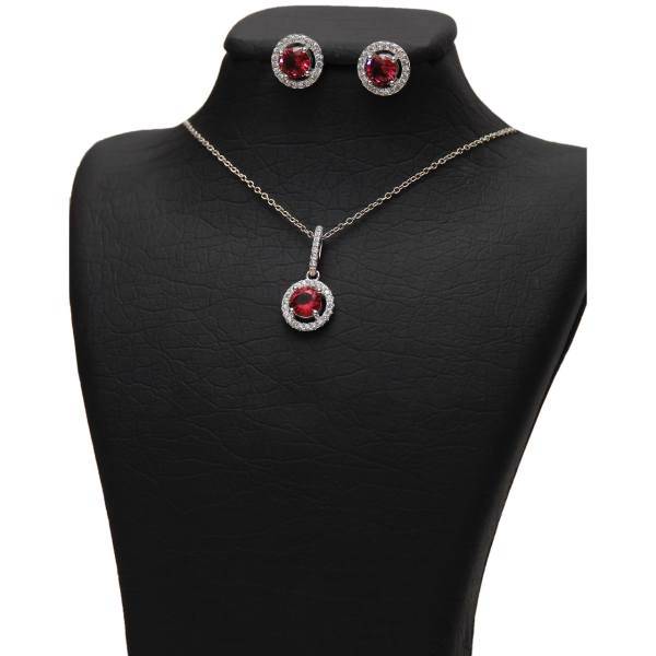 نیم ست نقره شهر جواهر مدل SJS-SE016