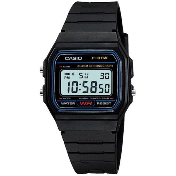 ساعت مچی دیجیتال کاسیو مدل F-91W-1DG، Casio F-91W-1DG Digital Watch