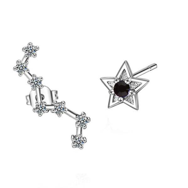 گوشواره گالری شمرون مدل نامتقارن کد EAR184S0