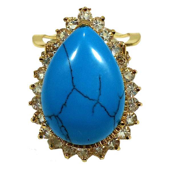 گیره روسری آرام طرح فیروزه کد 120GS