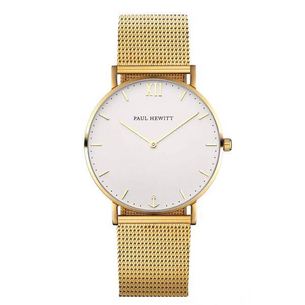 ساعت مچی عقربه ای پاول هویت مدل Sailor Gold Mesh W، Paul Hewitt Sailor Gold Mesh W Analogue Wrist Watch