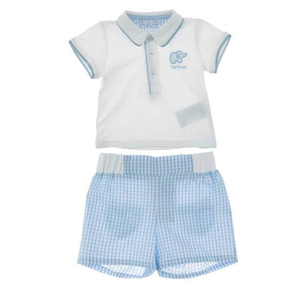 ست لباس نوزادی پسرانه مایورال مدل MA 1214051، Mayoral MA 1214051 Baby Boys Clothing Set