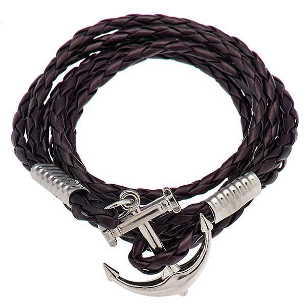 دستبند چرمی جی دبلیو ال مدل B15076، JWL B15076 Bracelets