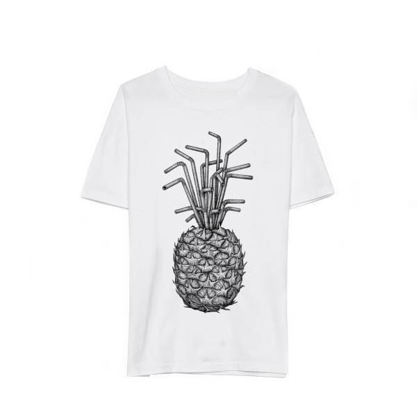 تی شرت ماسادیزان مدل آناناس کد 216، Masa Design Tshirt Pineapple 216