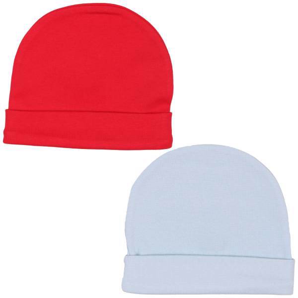 کلاه گرد نوزادی لاکی بیبی مدل 06 - بسته 2 عددی، Lucky Baby 06 Baby Hat Pack Of 2