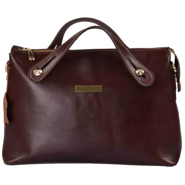 کیف دوشی چرم طبیعی کهن چرم مدل V115-1، Kohan Charm V115 Leather Bag