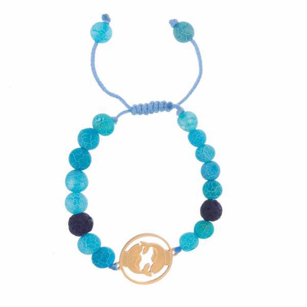 دستبند نوژین مدل اسفند آبی، Nojin Blue Esfand Bracelet