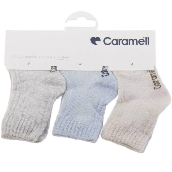 جوراب کارامل مدل COE2364G بسته 3 عددی، Caramell COE2364G Socks Pack Of 3