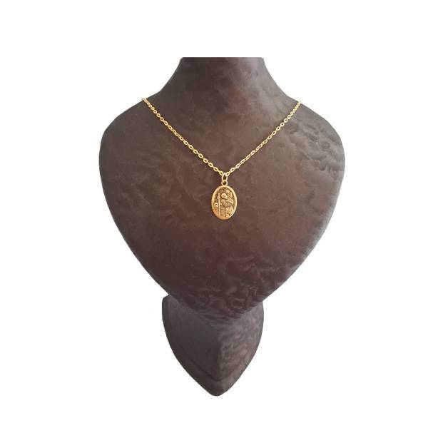 گردنبند طرح پلاک مدل A106