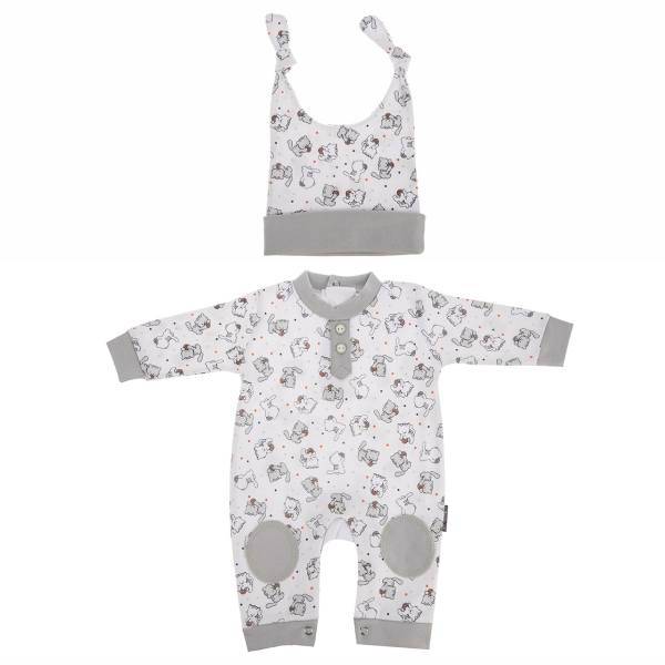 ست لباس پسرانه آدمک مدل 134900، Adamak 134900 Baby Boy Clothing Set