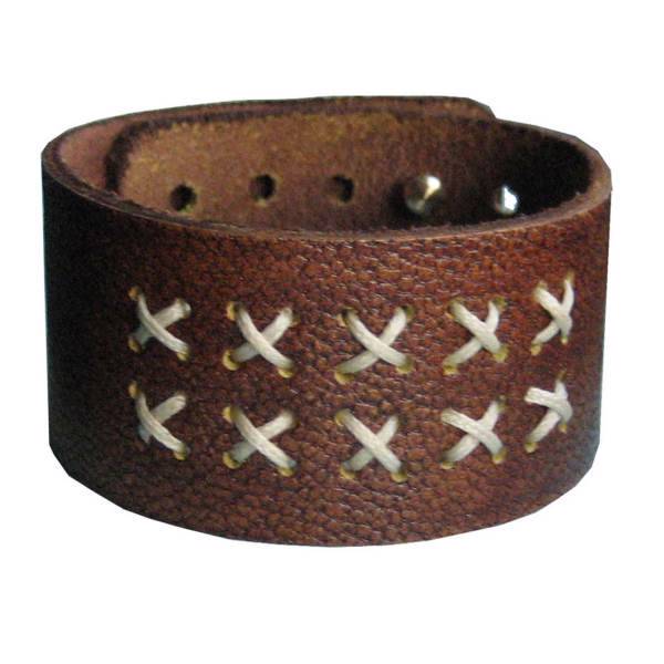 دستبند چرم طبیعی دانوب مدل سار کد SAR-BR-L-0080