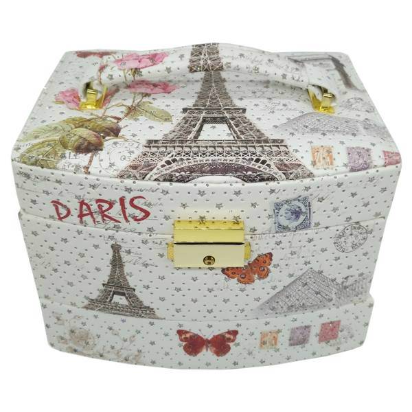 جعبه جواهرات کیدتونز طرح پاریس 2 کد KDT-75 سایز 1، Kidtunes Paris2 KDT-75 Jewellery Box Size 1