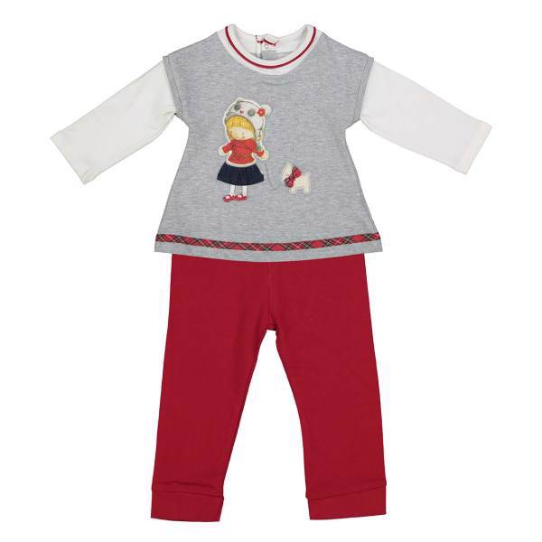 ست تی شرت و شلوار دخترانه مایورال مدل MA 274280، Mayoral MA 274280 T-Shirt And Pants For Girl