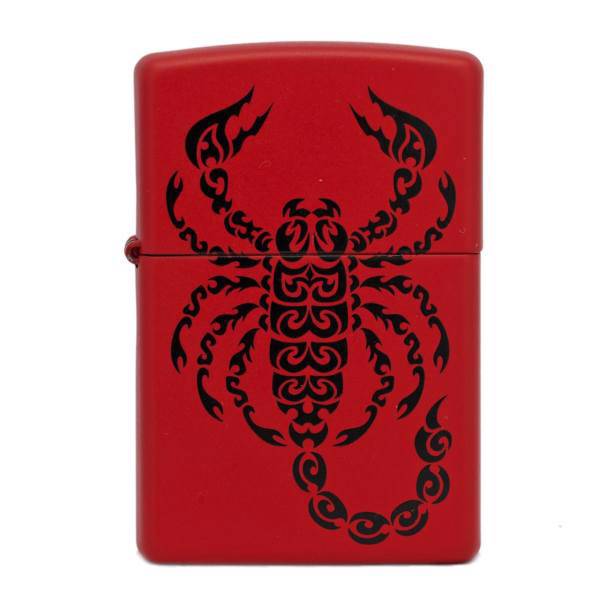 فندک زیپو مدل Tribal Scorpion کد 29448، Zippo Tribal Scorpion 29448 Lighter