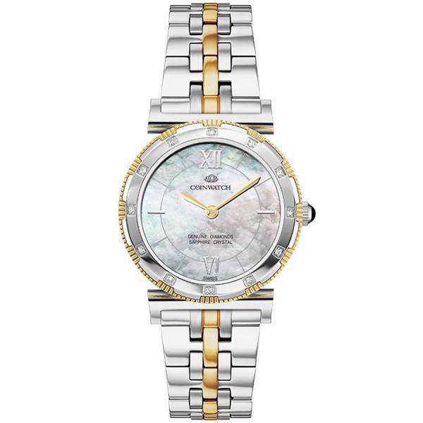 ساعت مچی عقربه ای زنانه کوین واچ مدل C157TWH، Coinwatch C157TWH Watch For Women