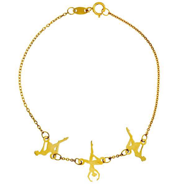 دستبند طلا 18 عیار ماهک مدل MB0352، Mahak MB0352 Gold Bracelet