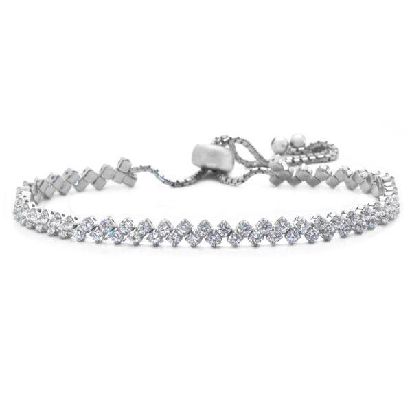 دستبند نقره اقلیمه کد DN97، eghlimeh DN97 silver bracelet