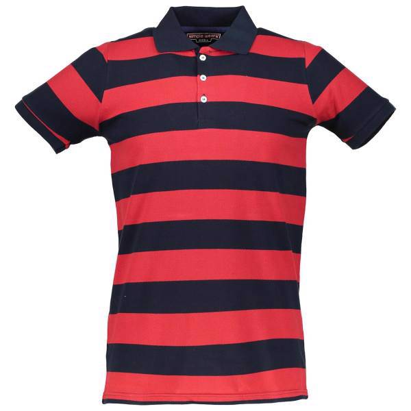 پولوشرت مردانه سیمپل مدل N-jodun-ringer-red، simplewears