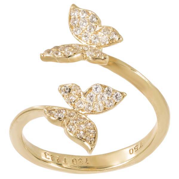 انگشتر طلا 18 عیار رزا مدل RG05، Rosa RG05 Gold Ring