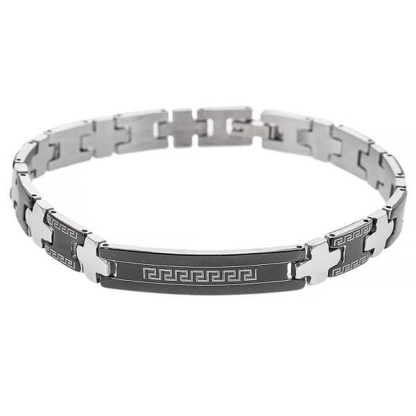 دستبند زنجیری پلاک‌دار جی دبلیو ال مدل B15099، JWL B15099 Bracelets