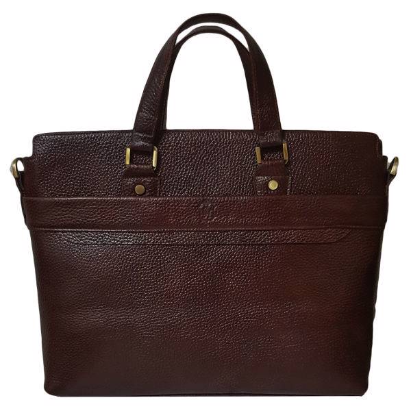 کیف اداری صنایع چرم شهرزاد مدل SKM 139-2، Natural Leather Briefcase Shahrzad Leather model SKE 139-2