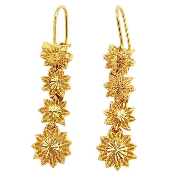 گوشواره شهر شیک طرح خورشیدی مدل SH501، Shahr Shik Sunny SH501 Earrings