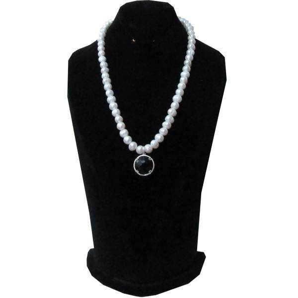 گردنبند مروارید گینو مدل130، Giuno 130 White Pearl Crystal Necklace