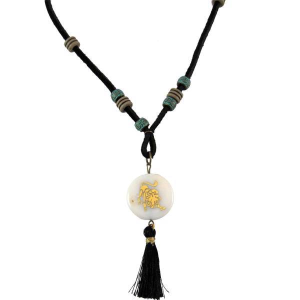 گردنبند برندز مدل سمبل شیر ماه تولد مرداد BK-132