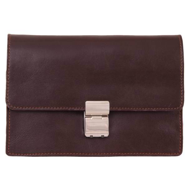 کیف دستی چرم طبیعی شهر چرم مدل پاسپورتی رمزدار 3-119048، Leather City 119048-3 Leather Hand Bag