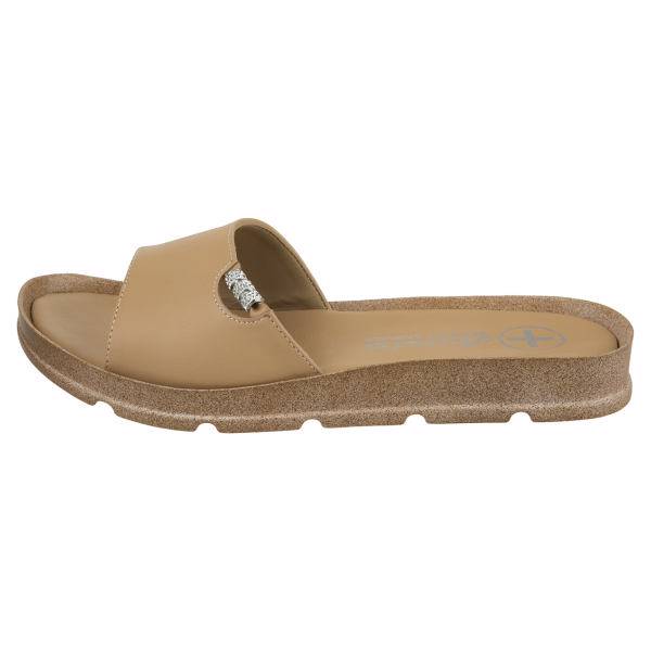 صندل زنانه مسعود مدل 2722 نخودی، Masoud 2722 Sandals For Women