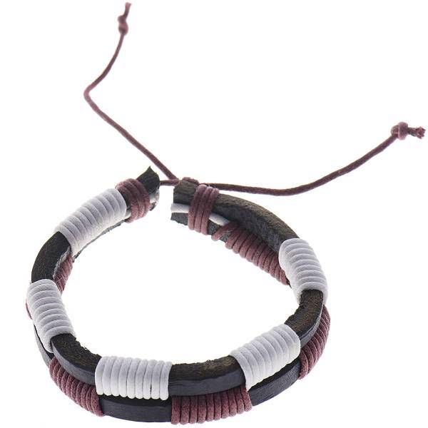 دستبند چرمی جی دبلیو ال مدل B15139، JWL B15139 Bracelets