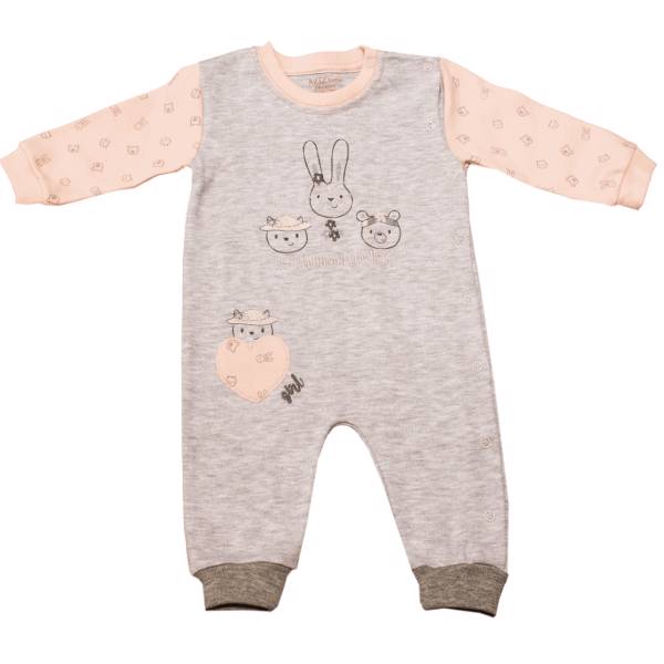 لباس سرهمی عزیز به به مدل 6453، Azizi Bebe 6453 Patch Clothes