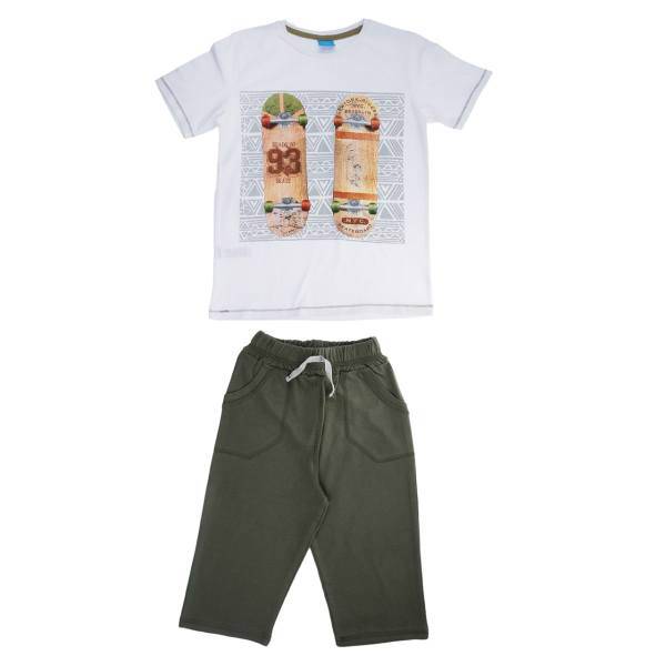 ست لباس پسرانه بنو بنت مدل L042، Beno Bent L042 Boys Clothes Set