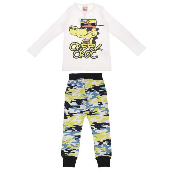 ست لباس پسرانه موشی مدل 16S1-007، Mushi 16S1-007 Baby Boy Clothing Set